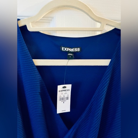 Express Women's Blue Dress - Picture 3 of 3